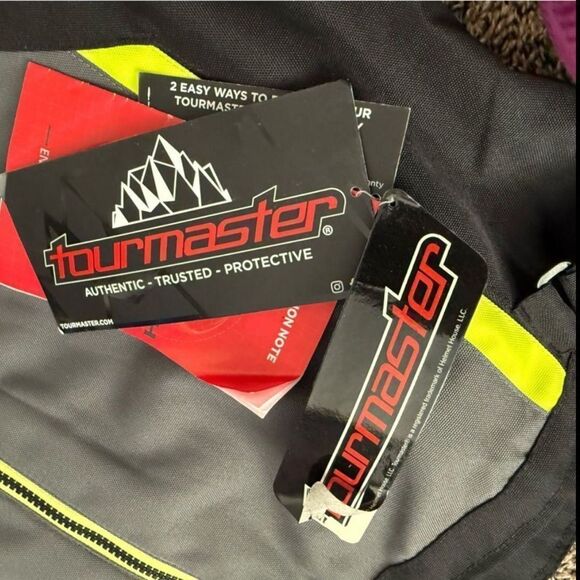 Tourmaster Intake High Visibility Motorcycle Jacket Men’s X-Large - Picture 8 of 15